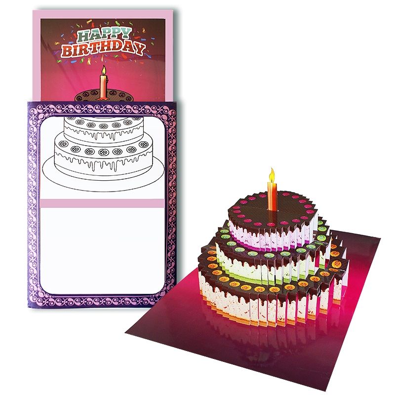 Buon Compleanno in 3D - 3D Birthday Card Surprise