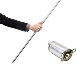 Bastone ad Apparizione in Acciaio - Argento