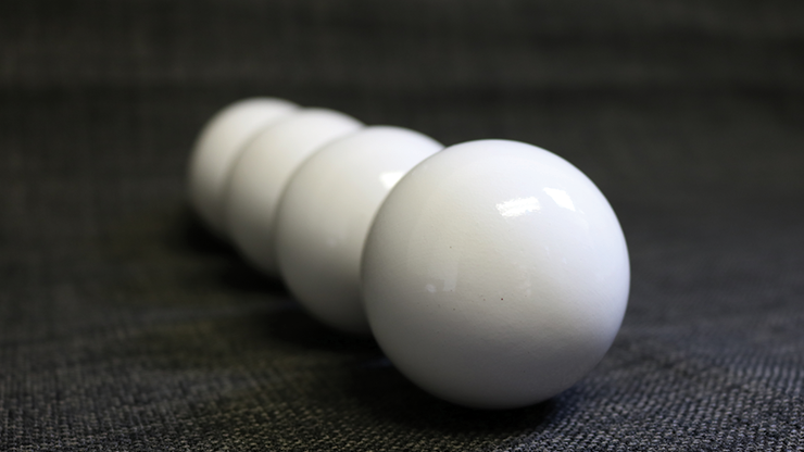 Palline Manipolazione in Legno (cm. 5 Bianche) - Wooden Billiard Balls (2" Withe)