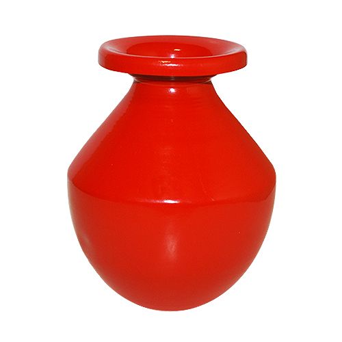 Lota Vase - Vaso inesauribile - Alluminio Rosso