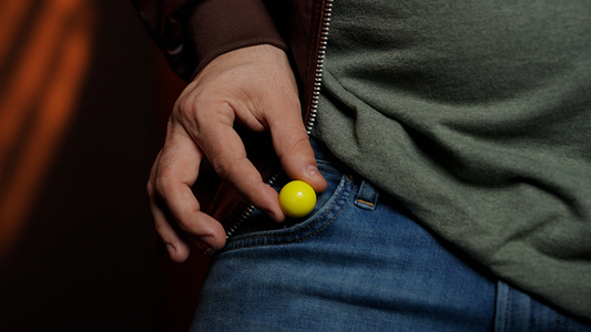 Pallina che Rimbalza e Non Rimbalza - Giallo - Bounce no Bounce Balls