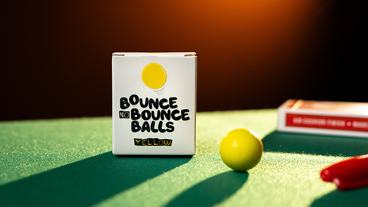 Pallina che Rimbalza e Non Rimbalza - Giallo - Bounce no Bounce Balls