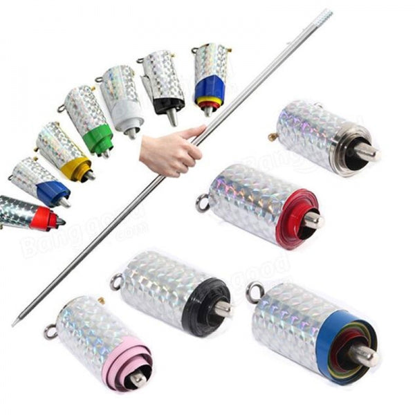 Bastone ad Apparizione in Acciaio - Blu