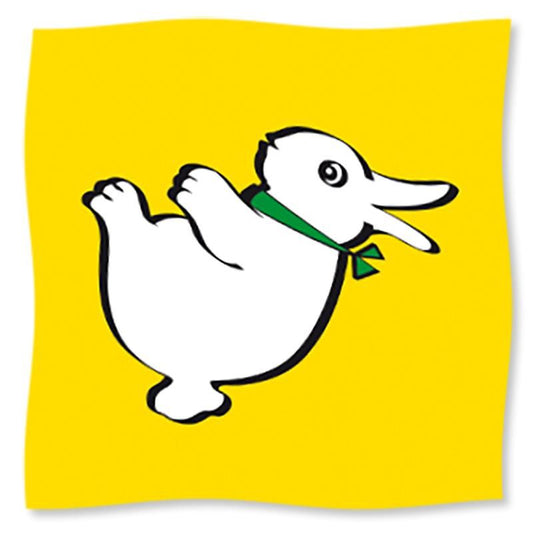 Foulard coniglio-papera - cm 45 - Giallo