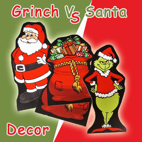 GRINCH vs SANTA – Kit di Decorazione