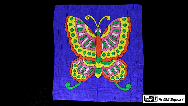 Foulard Farfalla 90 x 90 - Butterfly Production Silk