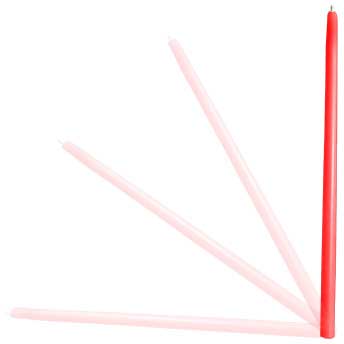 Candela a Sparizione - Rossa - Eco