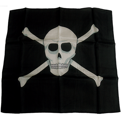 Foulard Teschio cm 45x 45 - Skull Silk - Magic By Gosh