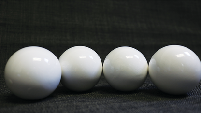 Palline Manipolazione in Legno (cm. 5 Bianche) - Wooden Billiard Balls (2" Withe)