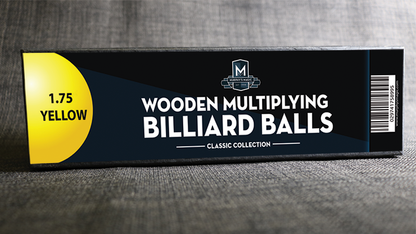 Palline Manipolazione in Legno (cm. 4 Gialle) - Wooden Billiard Balls (1.75" Yellow)