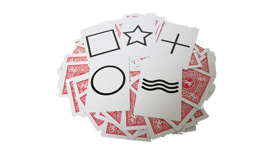 Bicycle Jumbo ESP 50 Cards (10 of each Square, Wavy Lines, Star, Circle and Cross)