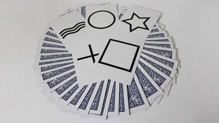 Bicycle Jumbo ESP 50 Cards (10 of each Square, Wavy Lines, Star, Circle and Cross)