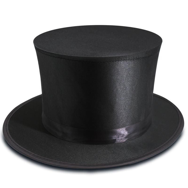 Folding Top Hat with Secret Pocket - Nero